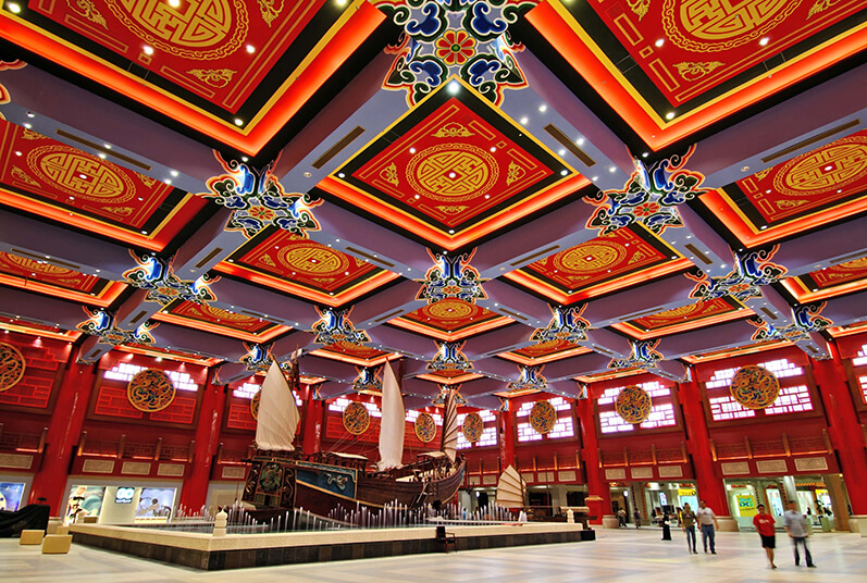 interior desgin in ibn battuta mall