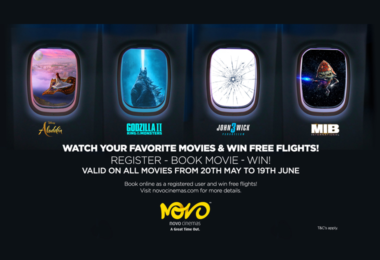 Win Flight Tickets With Novo Cinemas