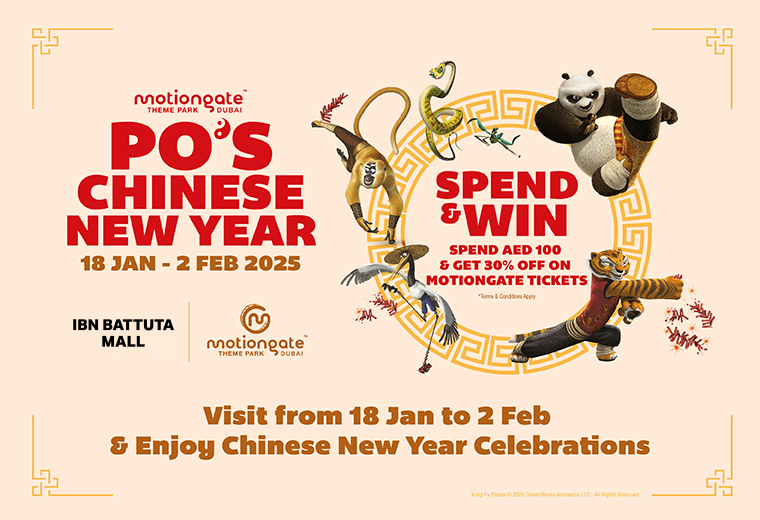 Your Ticket to Shopping and Adventure this Chinese New Year! In Ibn Battuta Mall