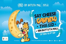 Ibn Battuta Mall brings feline favourite Garfield to Dubai this Eid Al Adha